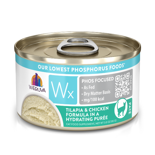 Weruva Cat Wx Tilapia & Chicken In Hydrating Puree (Kidney Disease Formula)